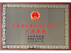 乐虎集团常德公司荣获“湖南省抗击新冠肺炎疫情先进集体”、彭长春获“先进个人”